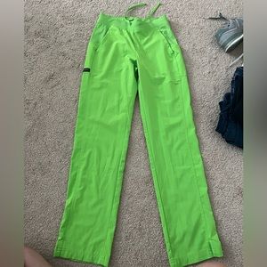 Straight leg scrub pants